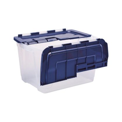 Fellowes Кутия за съхранение, с панти и капак, 45 L