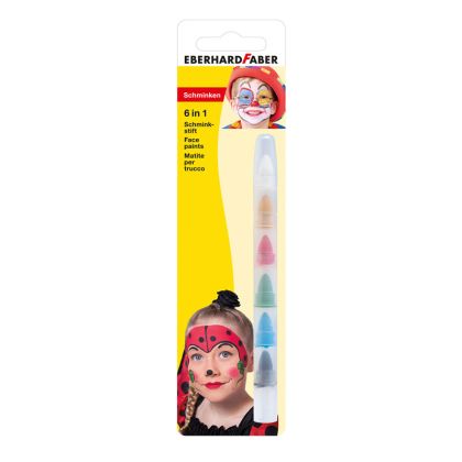 Eberhard Faber Пастели за лице, мини, 6 цвята