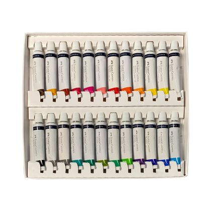 Faber-Castell Маслени бои, в тубички, 24 цвята, 9 ml