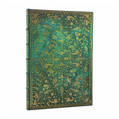 Paperblanks Тефтер Emerald Flower, Ultra, нелиниран, твърда корица, 72 листа
