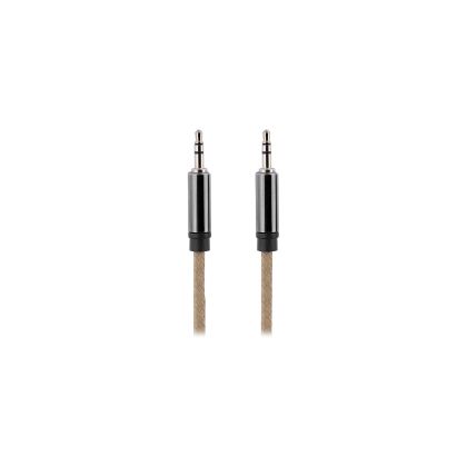 Кабел TNB Rope, 3.5 mm жак Male, 2 m, кафяв