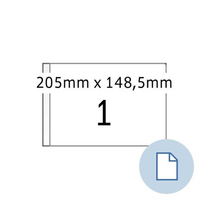 Herma Самозалепващи се етикети, A5, 205 х 148.5 mm, 1000 листа