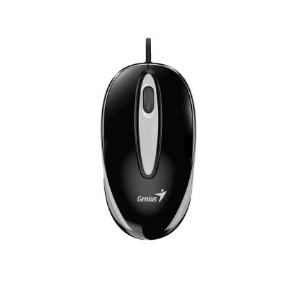 Мишка Genius DX-Mini, с кабел, USB Type-A, 3 бутона, черна