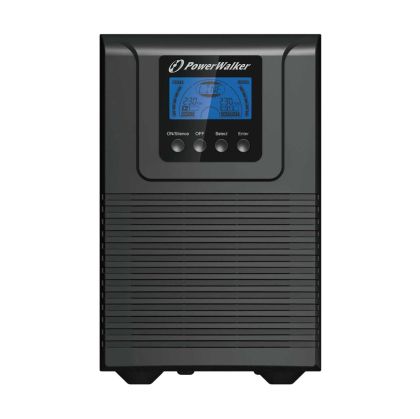 Непрекъсваемо токозахранващо устройство UPS, PowerWalker VFI 1000 TG, On-line, 1000VA, 900W, LCD, 2 батерии