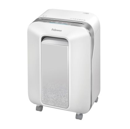Шредер за унищожаване на документи Fellowes Powershred LX201, Microcut, 22 L, бял, P-5, време за работа 10 мин, Micro-Cut
