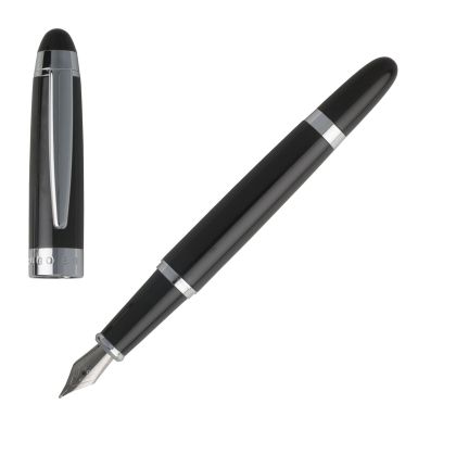 Hugo Boss Писалка Icon, в кутия, черно-сива