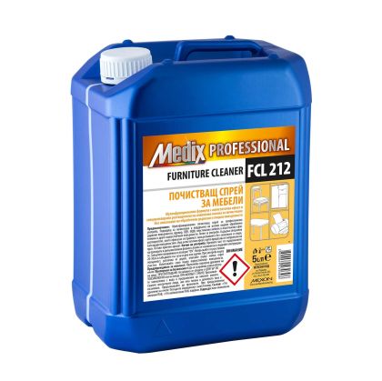 Почистващ препарат за мебели Medix Professional, FCL 212, 5 L