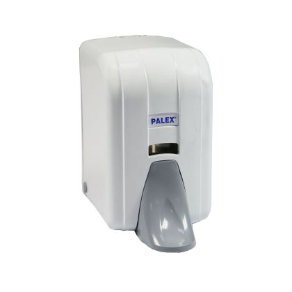 Диспенсър за течен сапун Palex Medical, 600 ml, бял, abs, 10.6 x 14.5 x 23.7 cm