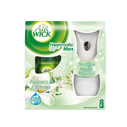 Ароматизатор Air Wick Freshmatic, автоматичен, фрезия и жасмин, с включен пълнител, 250 ml