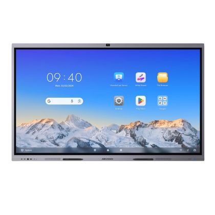 Интерактивен дисплей Hikvision DS-D5C86RB/B, 86'', NFC, EDLA, с камера, DLED, 400 cd/m2, 60 Hz