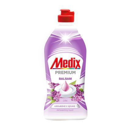 Препарат за миене на съдове Medix Beauty Balsam, люляк, 415 ml, виолетов