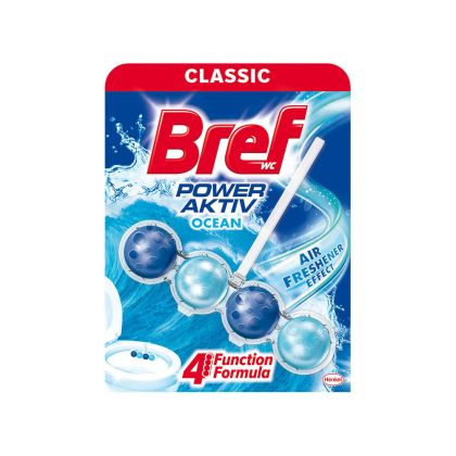 Ароматизатор за тоалетна Bref Power Aktiv, океан, 50 g