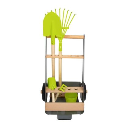 Small Foot Комплект количка с градински инструменти