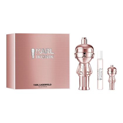 Karl Lagerfeld Парфюм Ikonik, Eau de parfum, дамски, комплект от 100, 7.5 и 4.5 ml