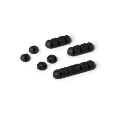 Кабелни клипсове Durable Cavoline, микс, графит