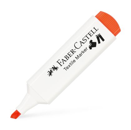 Faber-Castell Маркер за текстил, оранжев