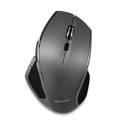 Мишка Verbatim Blue Led, ергономична, безжична, 8 бутона, USB