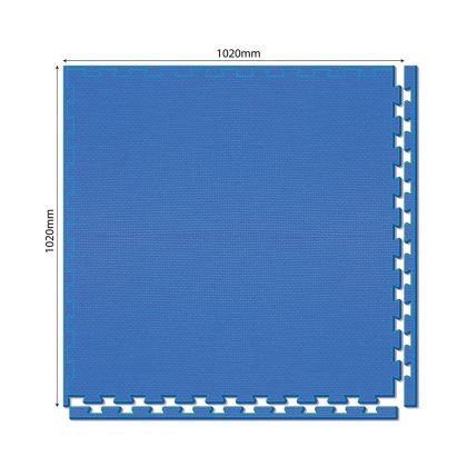 Nowa Szkola Пъзел мека настилка, 102.6 х 102.6 cm, син