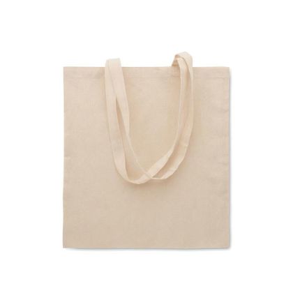 More Than Gifts Чанта Shoppi, с дълги дръжки, 70% памук, 380 х 420 mm, бежова