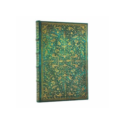 Paperblanks Тефтер Emerald Flower, Mini, нелиниран, твърда корица, 88 листа