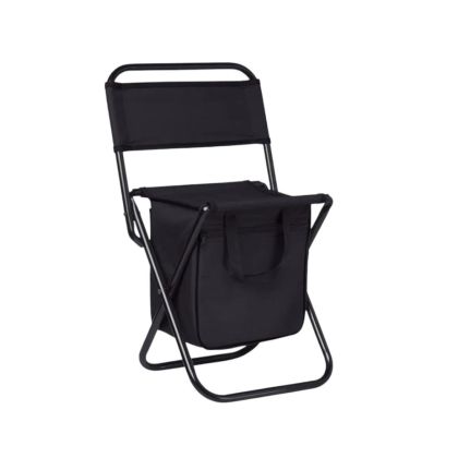 More Than Gifts Стол Sit & Drink, сгъваем, с хладилна чанта, черен