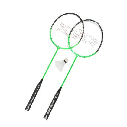 Комплект за бадминтон, за двама, с 2 ракети и 1 перце, асорти