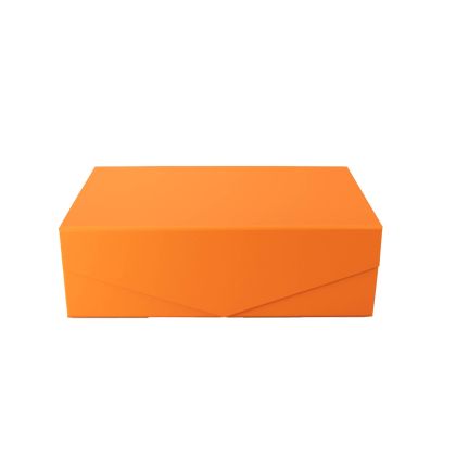 Office 1 Кутия Matt, с магнитно затваряне, сгъваема, 31 х 20 х 10 cm, оранжева