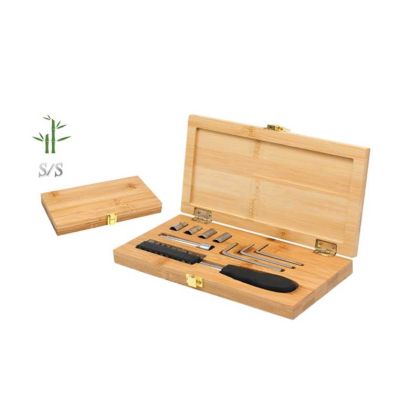 Office 1 Комплект инструменти Gadgets, 19 части, в кутия от бамбук