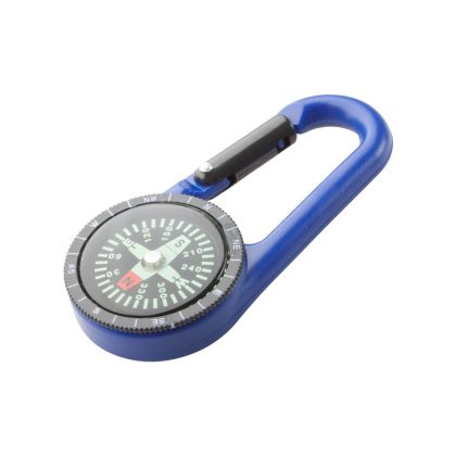 Cool Ключодържател-карабинер Edmund, с компас, син