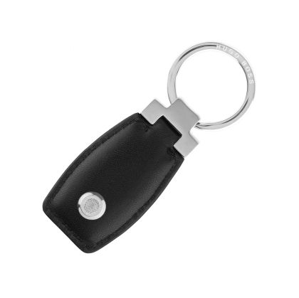 Hugo Boss Ключодържател Executive, сребристо-черен