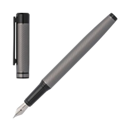 Hugo Boss Писалка Filament, в кутия, сребриста