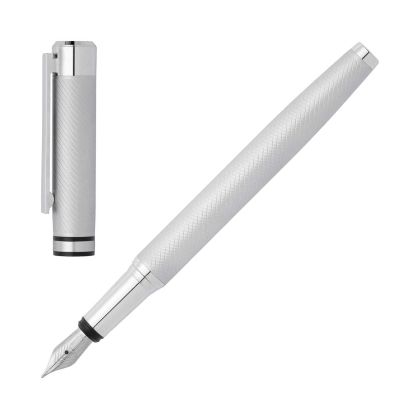 Hugo Boss Писалка Filament, в кутия, сребриста