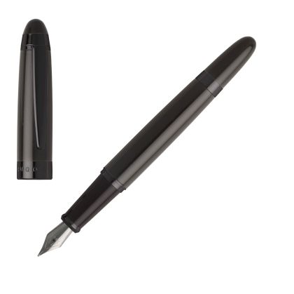 Hugo Boss Писалка Icon, в кутия, тъмносива