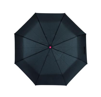 TOPS Чадър Streetlife, автоматичен, сгъваем, черно-червен