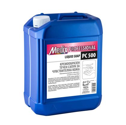 Течен сапун Medix Professional, кремообразен, за чувствителна кожа, PC 500, 5 L