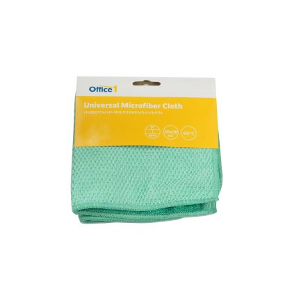 Кърпа Office 1, микрофибърна, универсална, 30 x 30 cm