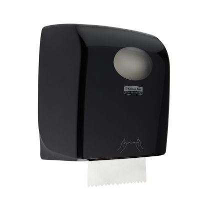 Диспенсър за кърпи за ръце Kimberly-Clark Aquarius 7376 Autocut, черен, 29.7 х 24.8 х 37.4 cm