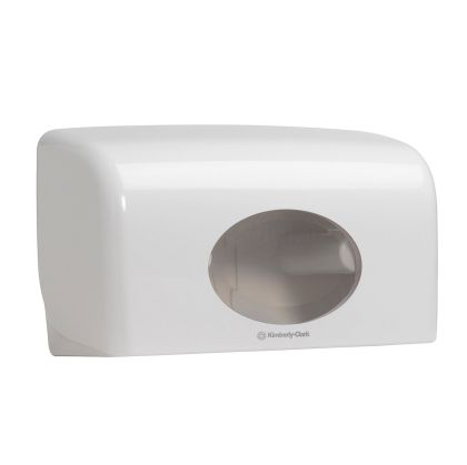 Диспенсър за тоалетна хартия Kimberly-Clark Aquarius 6992, бял, 29.8 х 12.8 х 18 cm