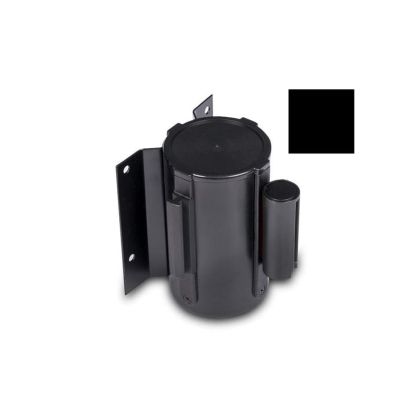 Лента за ограничително колче, за стенен монтаж, 200 cm, черна, ш 45 mm