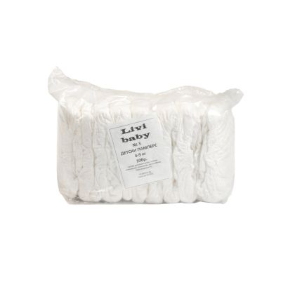 Детски пелени №3 Livi Baby, 4-9 kg, 10 броя