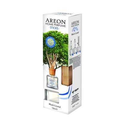 Ароматизатор Areon Home Perfume, пръчици, черен кристал, 150 ml