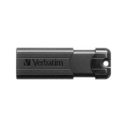 USB флаш памет Verbatim Pinstripe, USB 3.2, 16 GB, черна