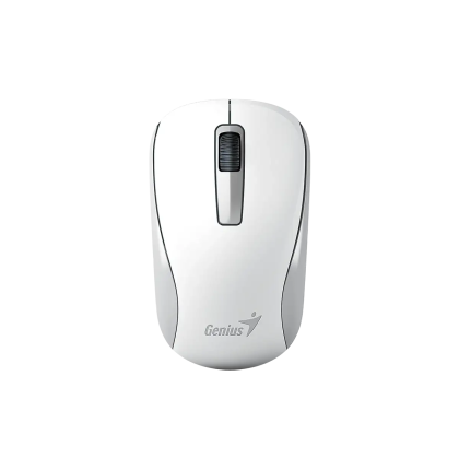 Мишка Genius NX-7005, безжична, USB, 3 бутона, AA, бяла