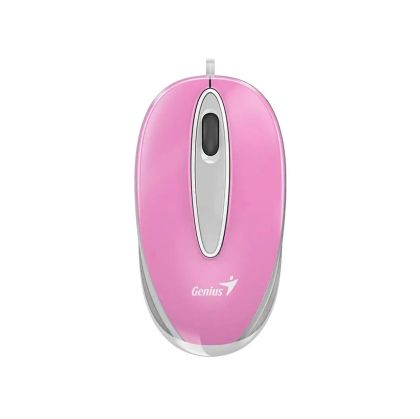 Мишка Genius DX-Mini, с кабел, USB Type-A, 3 бутона, розова