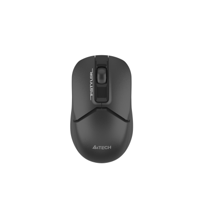 Мишка A4Tech Fstyler FG12S, безжична, безшумна, 3 бутона, AA, черна