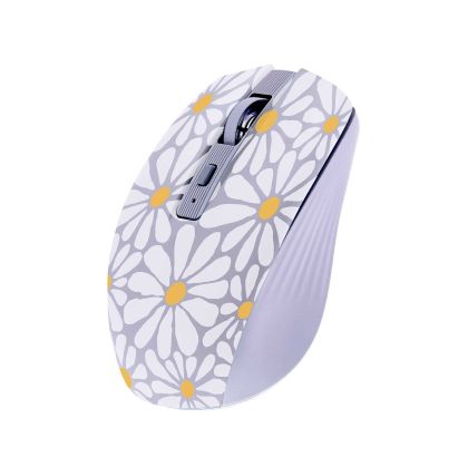 Мишка TNB Exclusiv Flower, безжична, Bluetooth, 1600 dpi, USB Type-A, 3 бутона, AA