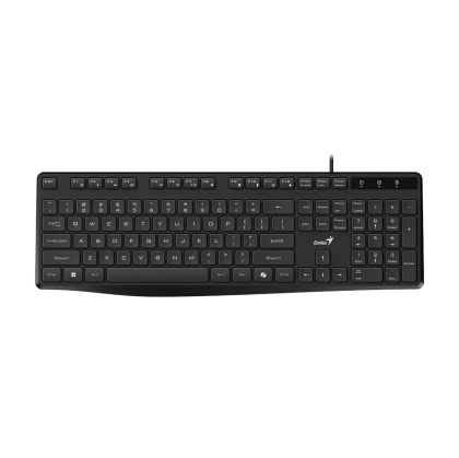 Клавиатура Genius KB-117S, с кабел 1.5 m, USB, черна