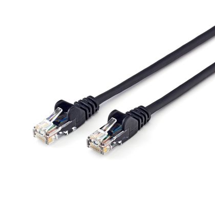 Кабел Intellinet, мрежови, Cat5e, UTP, 3 m, RJ-45, черен