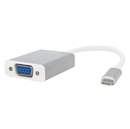 Адаптер TNB, USB type C към VGA, 2 Ethernet порта