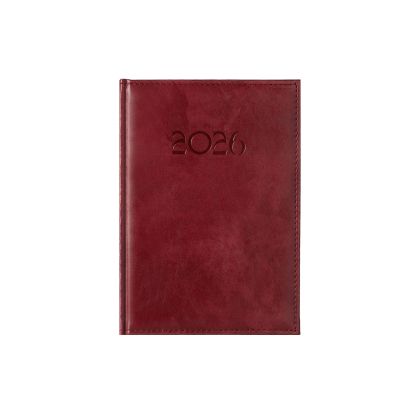 Календар-бележник Вихрен, с дати, B5, червен